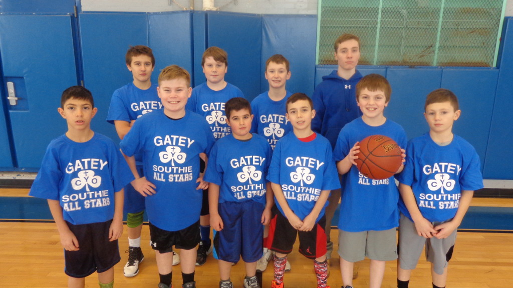 The Gate of Heaven CYO midget Blue Bombers all-stars were coached by Sean Schallmo and Robert “Mr. Hustle” Delaney.