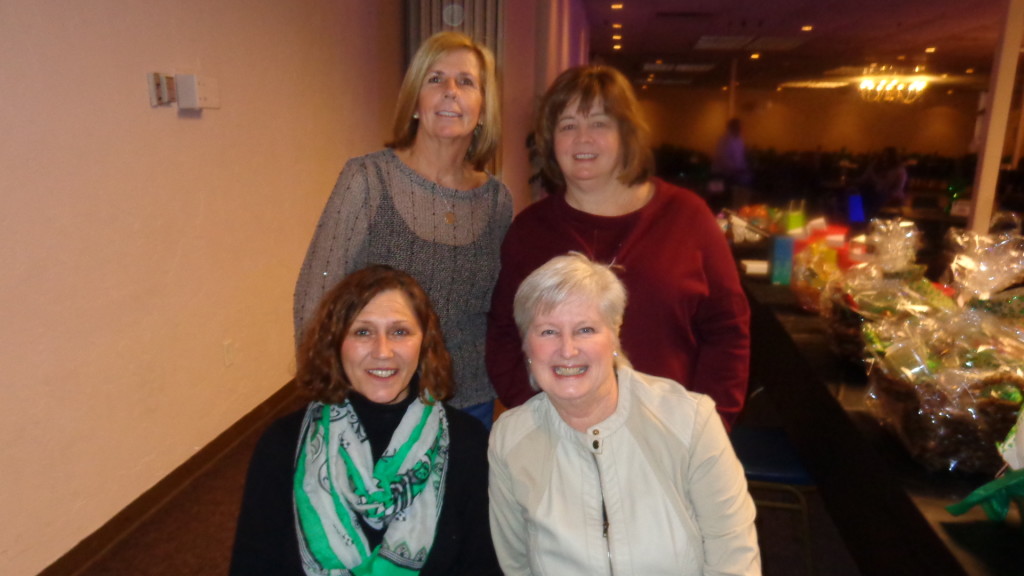 Claire Miller, Cheryl Joyce, (back row, from left), Andrea Flaherty and “The Admiral”-Joyce Higgins (front row, from left) are always dedicating their time to worthy undertakings.