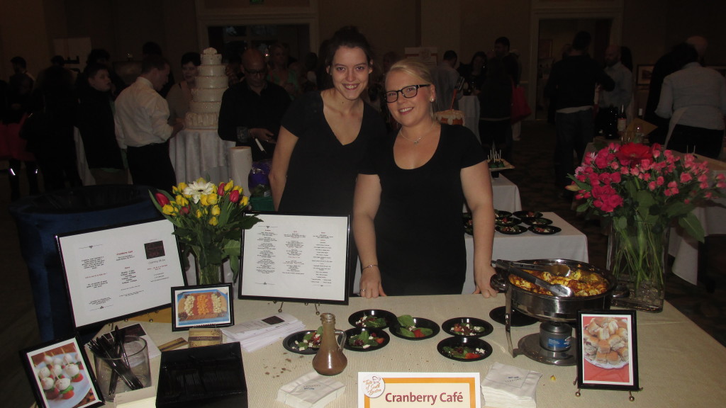 Kirsty and Marissa hold down the Cranberry Cafe table at the 2016 Taste of South Boston. Cranberry Cafe has been at all 14 annual events so far.