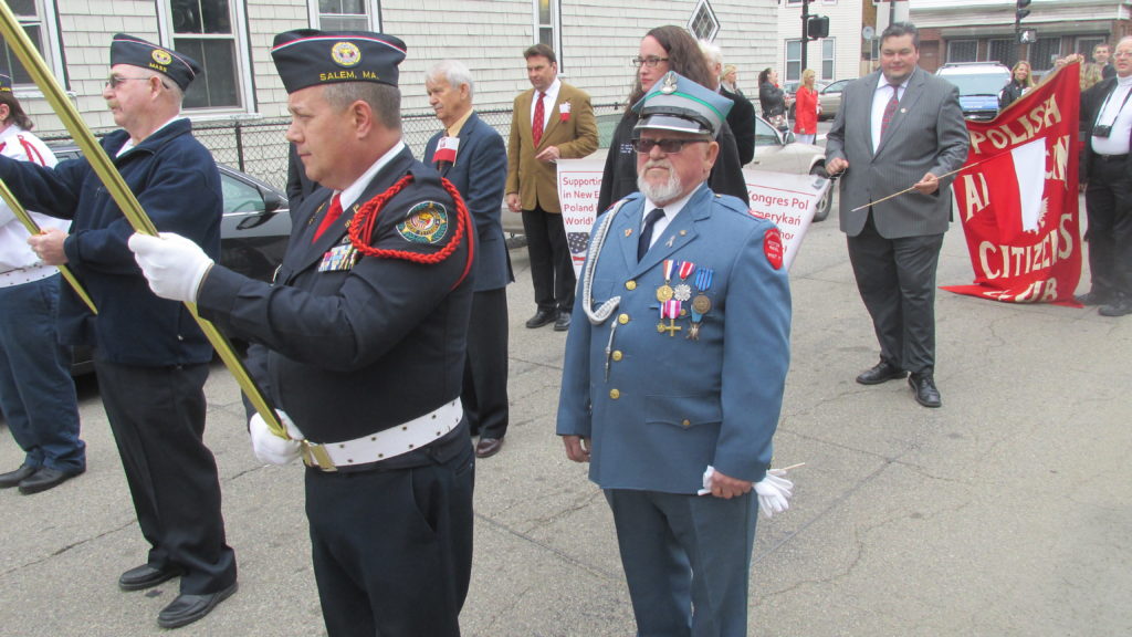 Yes, that’s a Polish parade uniform, and this veteran is a well decorated soldier. (Photo by Rick Winterson)