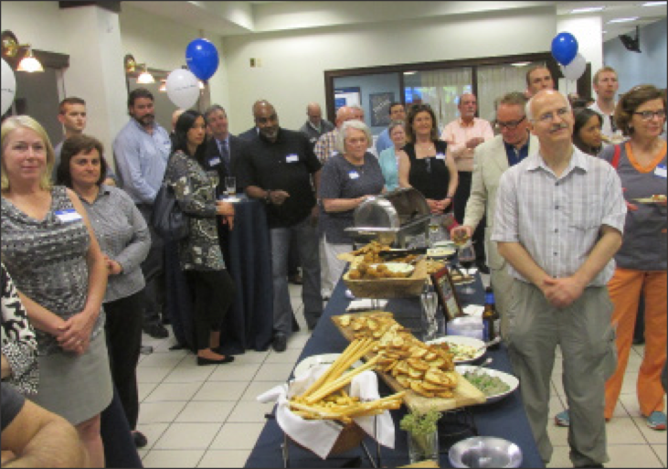 Yes, it was quite a festive crowd of South Boston residents and businesspeople at the Eastern Branch Banks Small Business Celebration last Wednesday evening, May 25.