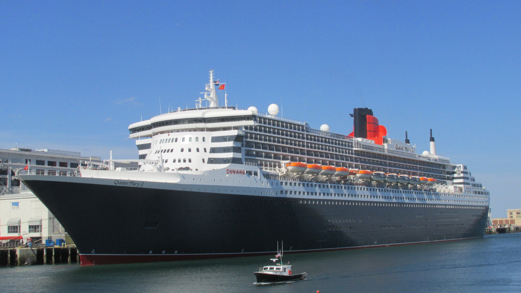 Картинка queen mary 2 - flagship на 1280x800