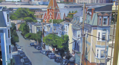 A “Southie GO” painting by Deb Putnam. Can you identify that exact spot?